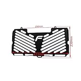 Tamaño: 43 * 25 * 5 (mm) RONGLINGXING Repuesto Protección de tanque de agua modificada for motocicleta Cubierta de protección de radiador de refrigeración de agua neta, Compatible con BMW F650GS F700GS F800R, Pieza de reparac