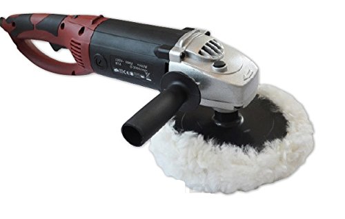 Kingbarney XL Profiset – Poliermaschine / Schleifmaschine inkl. Koffer 1500 Watt Set 2 + Polierschwamm Zubehörset – 26 Teile – Polierer – Auto polieren - 2