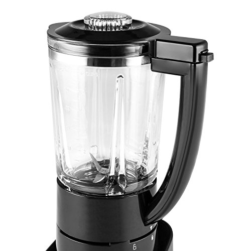 Klarstein • Touch & Go • Standmixer • Küchenmixer • Hochleistungsmixer • Power Blender • 700 Watt • 1,5 Liter-Glaskrug • Edelstahlklingen • Touchsteuerung • 3 Geschwindigkeitsstufen • Puls-Funktion • Icecrusher • geschmacksneutral • Frozen Drink • schwarz - 8