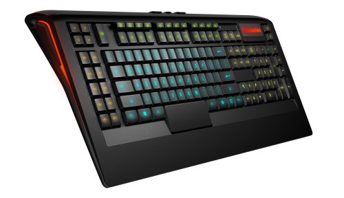 SteelSeries Apex, Gaming-Tastatur, 4 einzelne RGB-Backlight-Zonen, 22 Makro-Tasten, (PC) – Deutsches QWERTZ Tastaturlayout - 2