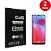 Price comparison product image NTakia Screen Protector for [Vodafone Smart V10] [2-Pack][2.5D Glass] Premium Tempered Glass Surface Hardness Crystal Clear Screen Guard Cover - Transparent