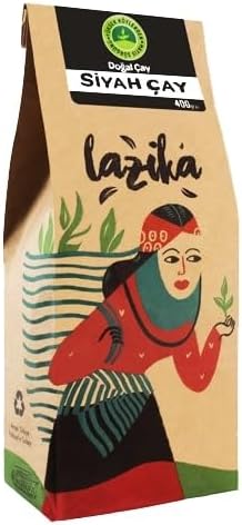 Lazika Siyah Çay 400g – Sade, Erken Hasat Mayıs Çayı, Yüksek Rakım, Çift Filtreli Tozsuz Çay