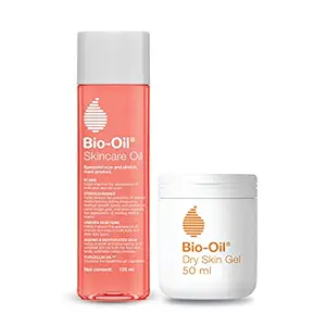 Bio-Oil Perfect Skin Combo-Skincare Oil and Dry Skin Gel For Moisturized, Flawless Skin-Face and Body, 175 ml (Pack of 2)