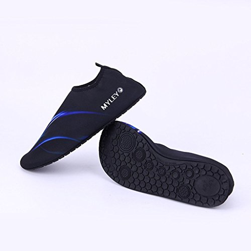 Eagsouni® Barfußschuhe Haut Schuhe Strandschuhe Aquaschuhe Badeschuhe Surfschuhe Wasserschuh Schwimmschuhe für Damen Herren Swim Yoga Surf - 4