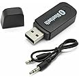 3.5mm to USB Bluetooth Receiver Adapter for Seamless Audio Streaming - USB Bluetooth Wireless Receiver AUX Audio Stereo Music Adapter Car Kit, Enhance Your Devices with Bluetooth audio transmitter