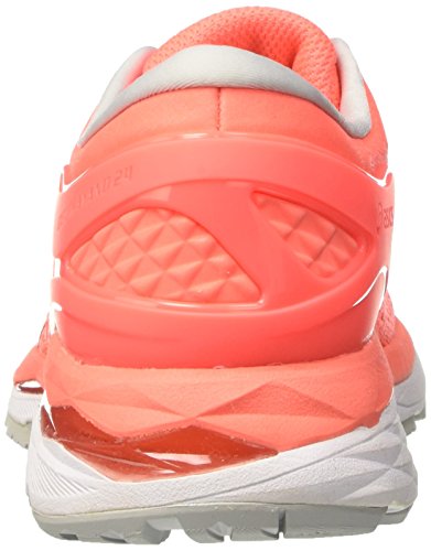 Asics Gel-Kayano 24, Zapatillas de Running para Mujer, Rosa (Flash Coral/Black/White), 40.5 EU
