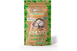 Édulcorant Erythritol 1kg DulciLight | Sucre d'érythritol 100% Naturel | Zero Calories | Idéal pour les régimes keto | Substitut de sucre | Produit sans OGM ni conservateur