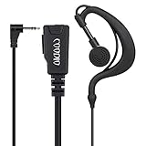 COODIO Motorola TLKR Radio Oreillette 1-Pin Style G KIT PIéTON Écouteur Casque Microphone pour Motorola TLKR Talkie Walkie Radio