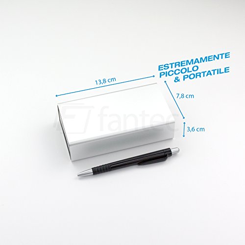 FANTEC mobiRAID X2 Externes Festplattengehäuse (für 2x 6,35 cm (2,5 Zoll) SATA HDD oder SSD, RAID Funktion 0/1/JBOD, USB 3.0 SUPERSPEED, UASP, Aluminium Gehäuse) silber - 7