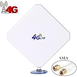 URANT SMA 4G Hochleistungs LTE Antenne 35dBi Netzwerk Ethernet Verstärker-Antenne Richtantenne Signalverstärker Verstärker für Huawei B5935 B683 B686 B310 B315 E5172E5175 E5186 EB890 etc