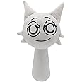 TechMax Solution Sprunki Plush Toy (White, 30 CM)