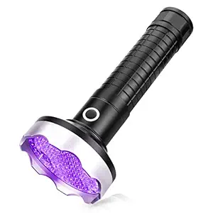 Beike Black Light UV Flashlight, 108 LED 395nm Ultraviolet Blacklight Detector for Detect Dog Urine, Scorpions, Stains, Bed Bug and Harmful Fluorescence