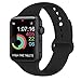 Produktbild AK kompatibel Apple Watch Armband 42mm 38mm 44mm 40mm, Weiche Silikon Sport Ersatz Armband kompatibel iWatch Series 4, Series 3, Series 2, Series 1 S/M M/L (01 Schwarz, 42/44mm M/L)