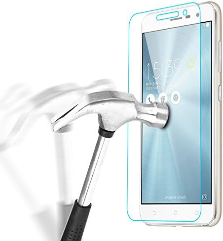 Asus ZenFone 3 (ZE552KL) 5.5 Inch Screen Protector, Bingsale Premium Tempered Glass Screen Protector for Huawei Honor 5X with 9H Hardness Anti-fingerprint (Asus ZenFone 3 ZE552KL 5.5 Inch)