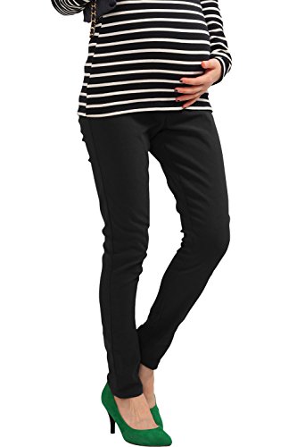 Sweet Mommy Raised Stretchy Maternity Skinny Trousers BKL