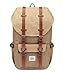 Produktbild Rucksack Damen Daypack Herren Schulrucksack KAUKKO 17 Zoll Laptop Backpack für 15" Notebook Lässiger Daypacks Schultaschen of 2 Side Pockets für Wandern Reisen Camping (NKhaki)