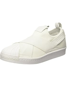 adidas Herren Superstar Slipon Turnschuhe, Schwarz