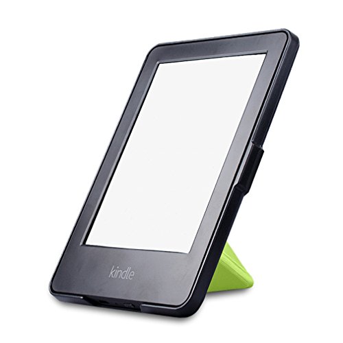 IBESTWIN Kindle Paperwhite Hülle Origami Serie Schutzhülle mit Auto Wake / Sleep Funktion Stand Cover für Kindle Paperwhite1 / 2 / 3 Schutz Case und alle Modelle von 2012, 2013, 2014, 2015, Grün - 3