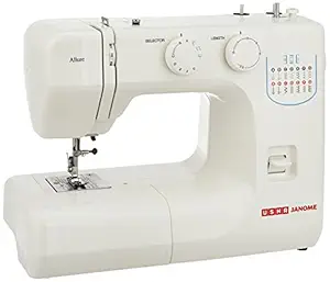 Usha Janome Allure Automatic Zig-Zag Electric Sewing Machine (White)