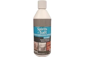 DTD QUALITY MATTERS 500ml Traditional Spirit of Salt Multi-Purpose & Drain Cleaner Dissolves Effectively Unblock Toilets & Drains Unblocker Remove Stubborn Limescale Buildup In Toilets (Pack of 1)