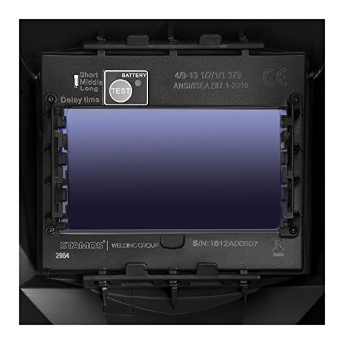 Stamos Germany – Schweißhelm Schweißmaske Schweißschirm Automatik Firestarter 500 – ADVANCED SERIES – 98 x 55 mm – Lichtschutz DIN 9 – 13 - 4