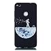Produktbild Everainy Kompatibel für Huawei P8 Lite 2017 Hülle Silikon Bumper Gummi Kreativ Neu Cover Hüllen für Huawei P8 Lite 2017 Handyhülle Stoßfest TPU Stoßstange Schwarz Schutzhülle (Kosmischer Raum)