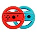 Produktbild DUS Lenkrad Switch Joy-Con Lenkradgriffe für Nintendo Switch Spiele Mario Kart - Rot+Blau