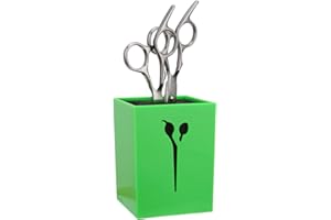 STYLANCE Porta Forbici da Barbiere，Contenitore per Forbici Professionale Per Parrucchieri, Barbieri, Strumenti di Archiviazione Perfetti (Verde)
