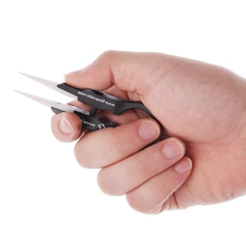 geekvape Multifunktionale Keramik Spule Pinzette, Draht hitzebeständig antimagnetisch Pinzette Schlüssel Werkzeug - 4