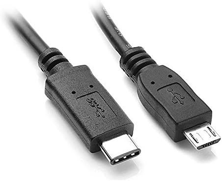 USB C to Micro USB Cable, TEKMAN 1m/3ft Type C Male to Micro USB B Male Charging and Syncing Lead for Phones & Tablets