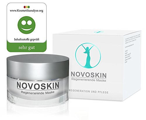 Preisvergleich Produktbild NOVOSKIN Regenerierende Maske - Feuchtigkeits Maske mit Algen Extrakt, Shea Butter, Panthenol, Glycerin und wertvollen botanischen Ölen