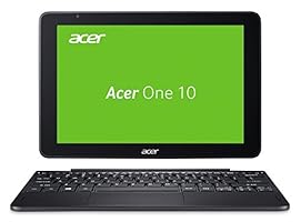 Acer One 10 (S1003-199D) 25,7 cm (10,1 Zoll HD IPS) Convertible Notebook (Intel Atom x5-Z8350, 2GB RAM, 64GB eMMC, Windows 10 Home, Multi-Touch) Anthrazit