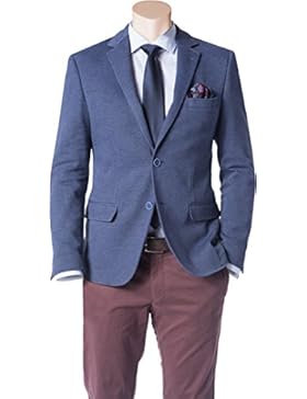 Daniel Hechter Herren Sakko Polyester Anzugjacke Meliert, Größe: 25, Farbe: Blau