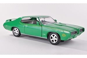 Pontiac GTO Judge, grün , 1969, Modellauto, Fertigmodell, Motormax 1:24