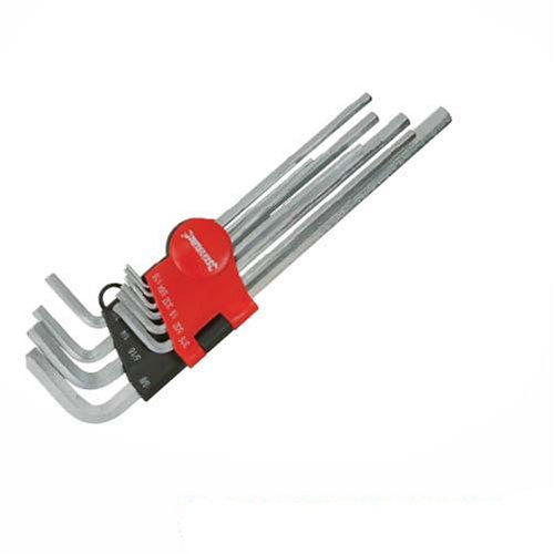 Silverline 589679 Profi-Innensechskantschlüssel, zöllig, 10-tlg. Satz 1/16–3/8 Zoll