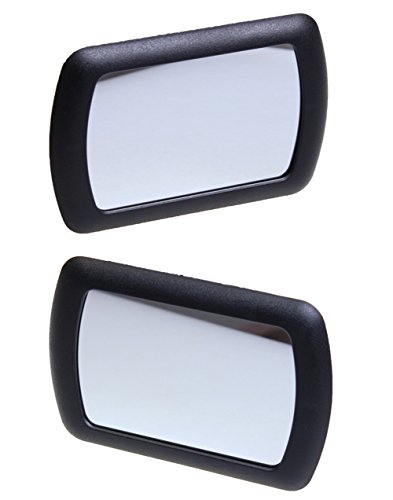 XinGe Auto Make-up Vanity Spiegel Auto Kosmetikspiegel Sonnenschutz Spiegel schwarz Auto Zubehör 11cm / 4.3“x7cm / 2.7“ 1 Stück Schwarz - 7