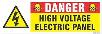 Aditya Sign High Voltage Electric Panel Sign Board Set - 2 GNS-12439