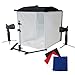 Produktbild Lichtwürfel Lichtzelt DynaSun Cubelight PB5L 40 Fotostudio Fotozelt Stativ,2 Fotolampe,4 Hintergrund