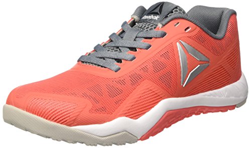 Reebok Ros Workout TR 2.0, Zapatillas de Deporte para Mujer, Rojo (Fire Coral/Skull Grey/Asteroid Dust/Pure Silver), 39 EU