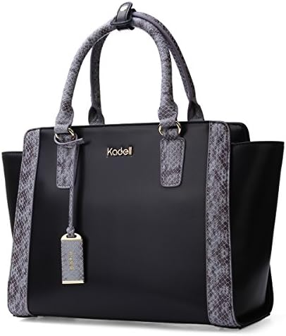 Kadell Women Trapeze Bag Designer Purse Handbag Top-handle Cross Body Purse Tote Black