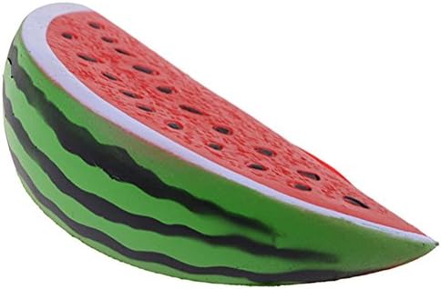 SevenMye Scented Slow Rising Toy Charms Soft Squishy,Stress Relief Super Soft Watermelon, 12.5CM, Green
