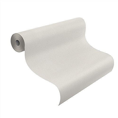 Vliestapete Uni Struktur Einfarbig grau Tapete Rasch Prego 700336 - 2