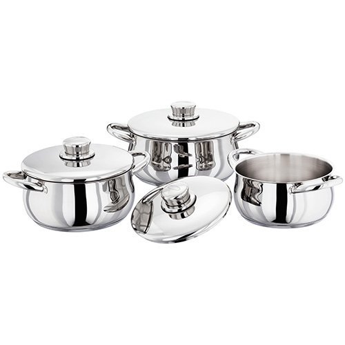 Stellar 1000 3 Piece Casserole Set - 16/18/20cm S1E1B