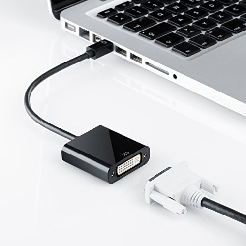 CSL – HQ Full HD 1080p Mini Displayport (miniDP) auf DVI Adapterkabel | Zertifiziert | 24K vergoldete Kontakte | PC und APPLE / iMac, Mac, MacBookPro, MacBookAir, Lenovo - 3