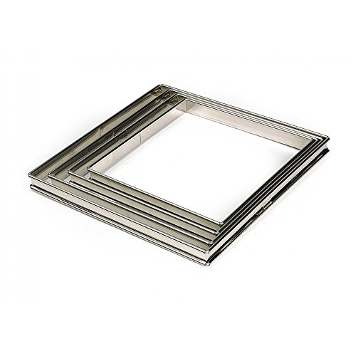 détail Gobel 835550 Flan Carré Tarte Inox