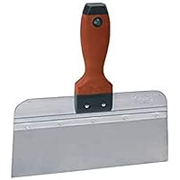 Marshalltown Flächenspachtel mit DuraSoft Griff aus Edelstahl, Werkzeug für Trockenbauer und Maler, Maße des Spachtels…