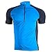Produktbild SWISSWELL Herren Kurzarm Fahrrad Radfahren Jersey Quick Dry Zyklus Fahrradtrikot Hemd Trikot Cycling Bike Shirt 2018 Sommer New Collection Blau EU-L/Label-XXL