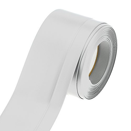 Weich Sockel Leiste selbstklebend Knick Profil 45x15mm 25m weiß Selbstklebe Klebe Profile Profil Übergangsprofil Übergangsprofile Türschwelle Türschwellen Bodenprofile Bodenprofil