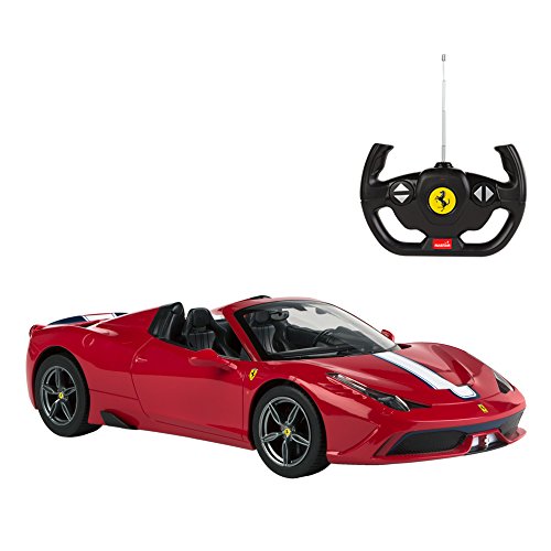 Rastar - Coche teledirigido 1:14, Ferrari 458 Speciale A, rojo, sin capota (ColorBaby 41173)