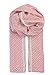 Produktbild Becksöndergaard Damen-Schal Claudella rosa beige gestreift ( wild rose ) weiche Baumwolle - 1701600001-608